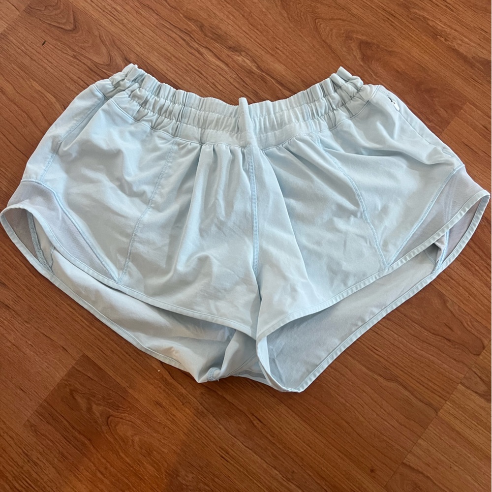 Light blue lululemon shorts 8